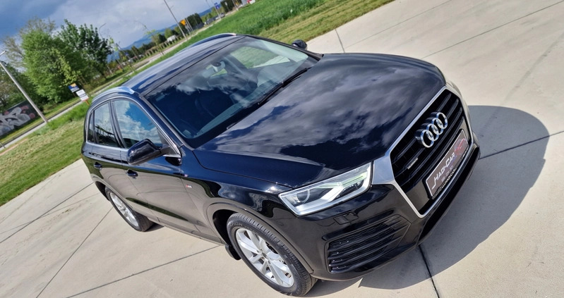 Audi Q3 cena 75900 przebieg: 187000, rok produkcji 2015 z Wronki małe 742